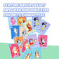 Bluey 5-in-1 Card Game Set, Jumbo-Sized 53-Deck Toddler Game, Multi-Color Interactive Play Card Games for Kids of Ages 3+