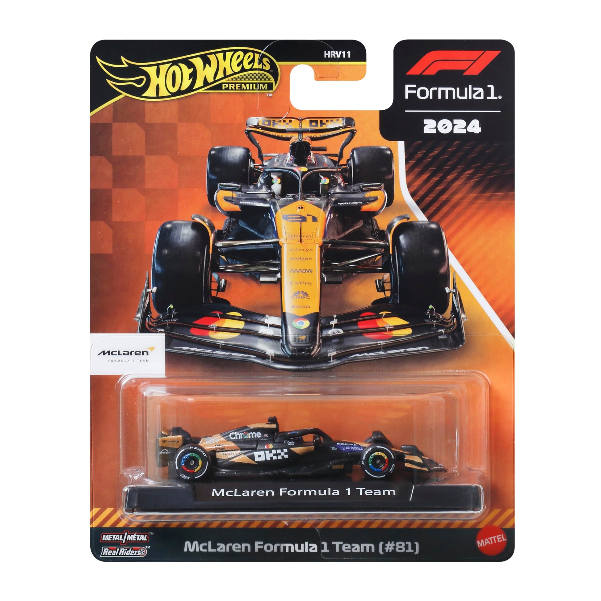 Premium Hot Wheels Formula 1 Die-Cast Race Car in 1:64 Scale (Styles May Vary)