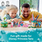 LEGO Disney Princess Aurora, Merida & Tiana’s Enchanted Creations 43203 Diamond Dress Set with 2 Buildable Jewelry Boxes, Pencil Holder, DOTS Bracelet