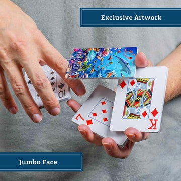 Boardwalk Puzzles Aquarium, Featherlight Unique Playing Cards, Fun Themed Deck for Home and Travel