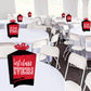 Big Dot of Happiness Reunited Red - Table Decorations - School Class Reunion Party Fold and Flare Centerpieces - 10 Count