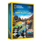 National Geographic Pull Back Dinosaur Race Cars Craft Kit - Paint 3 Dino Racecars with 6 Paint Colors, Dinosaur Toys for Kids, Kids Painting Kit