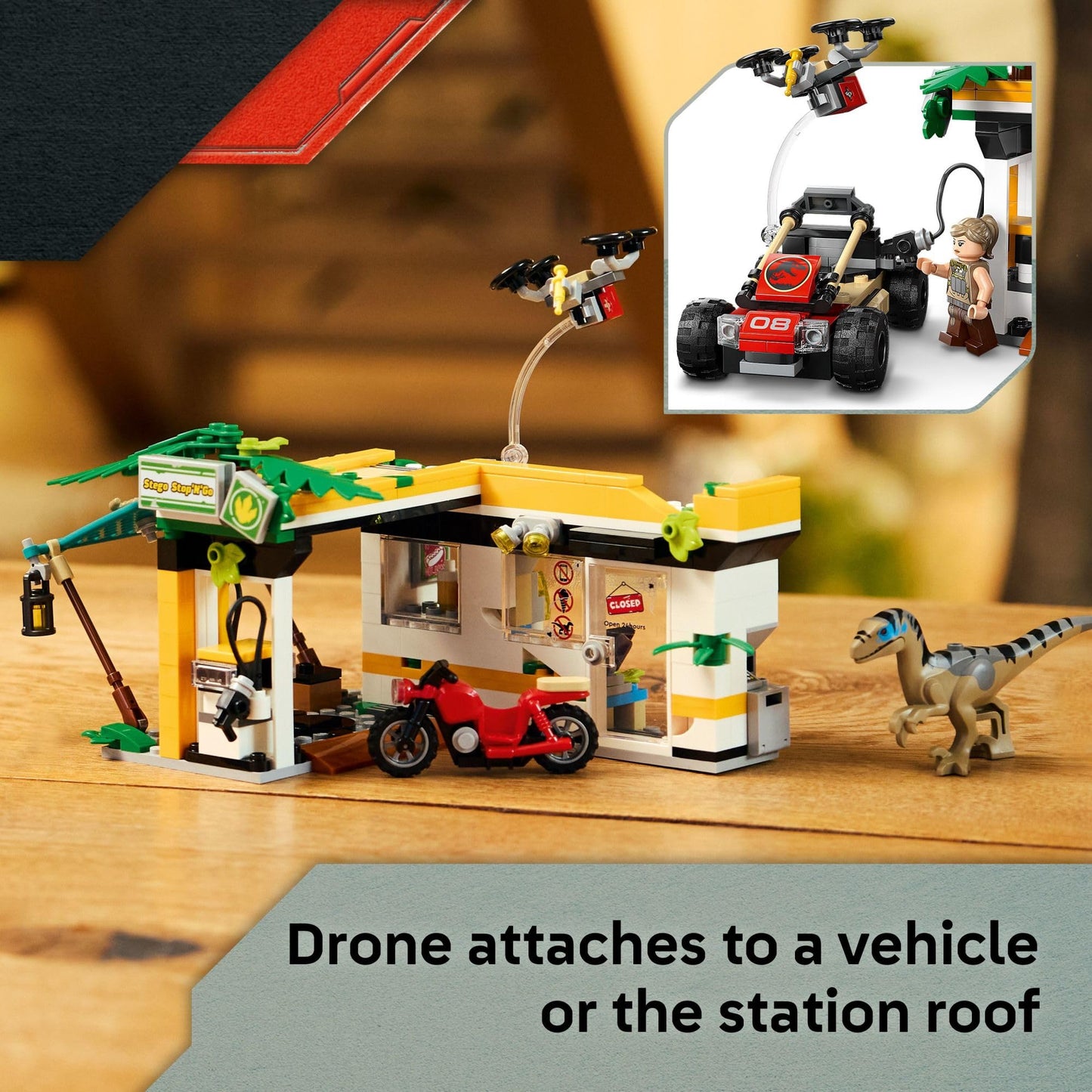LEGO Jurassic World Raptor & Titanosaurus Tracking Mission Kids Toy - Building and Learning Toy for Pretend Play - Dinosaur Action Figures for Boys &