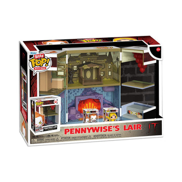 Funko Bitty Pop! Bitty Boxes: IT - Funhouse Playset with 2 0.9 Inch (2.2 Cm) Tiny Mini Figures - Collectable Display Case with Interior Scene and