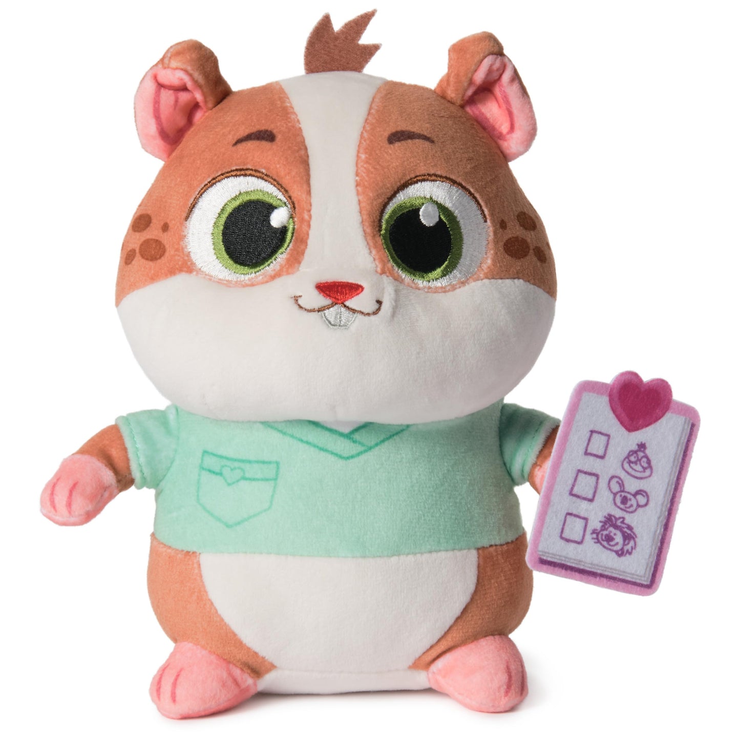 Vida The Vet, Popcorn Plush Toy, 7-Inch Tall Stuffed Animals with Super-Soft Fur, Kids Toys for Girls & Boys Ages 3 and up