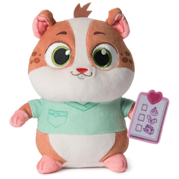 Vida The Vet, Popcorn Plush Toy, 7-Inch Tall Stuffed Animals with Super-Soft Fur, Kids Toys for Girls & Boys Ages 3 and up