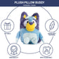 Jay Franco Bluey Plush Pillow Buddy - Soft Plushie Stuffed Pillow, 17 Inches, Blue - Bluey