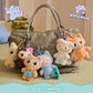 WabiSabi Kitty Club Blind Box by Relatable - Soft, Collectible, Blind Box Figures Plush on a Keychain, for Kids, Teens, and Collectors - Includes 1