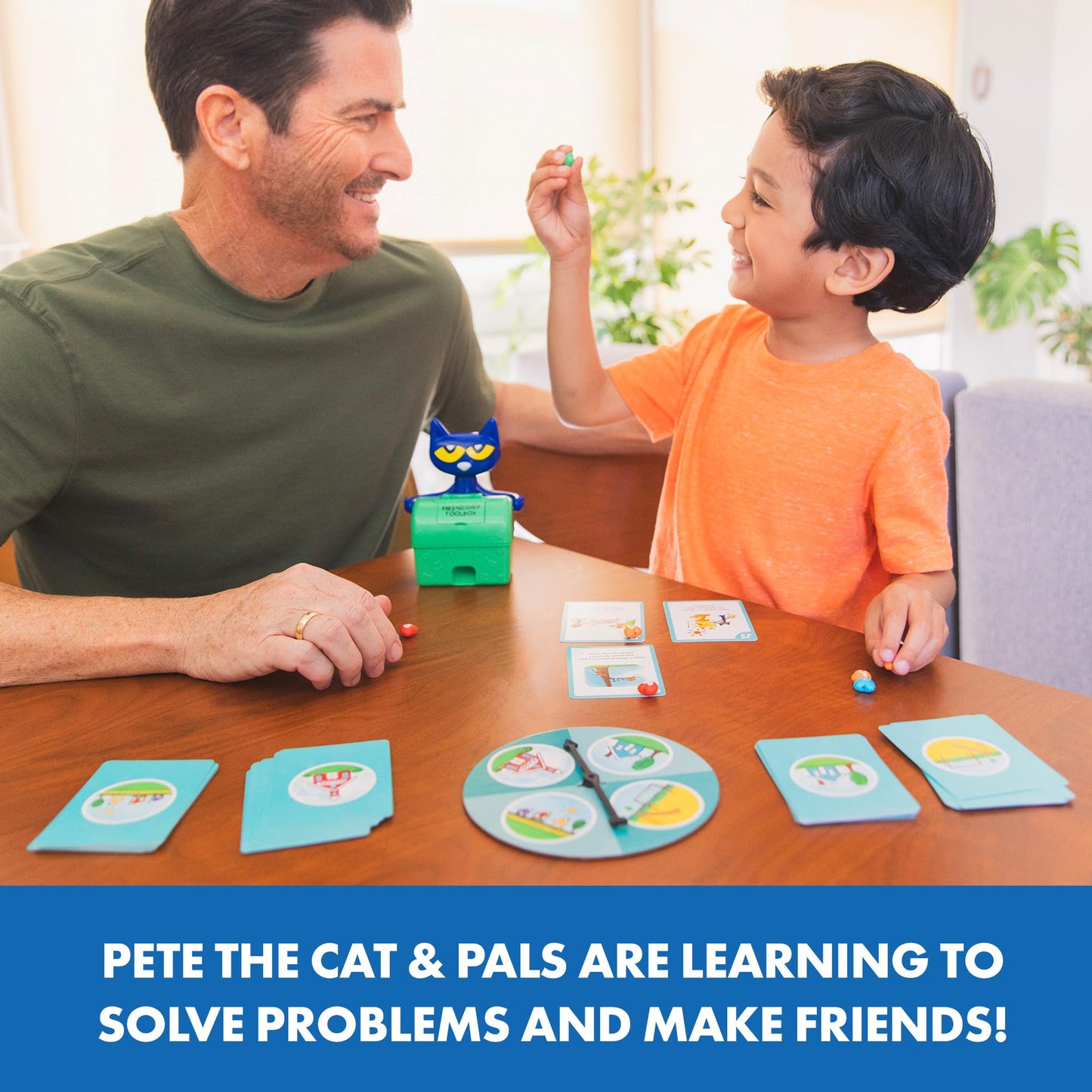Educational Insights Pete the Cat Groovy Friendship Game - Preschool Board Games for Kids 4-6, Social Emotional Learning Games for Kids