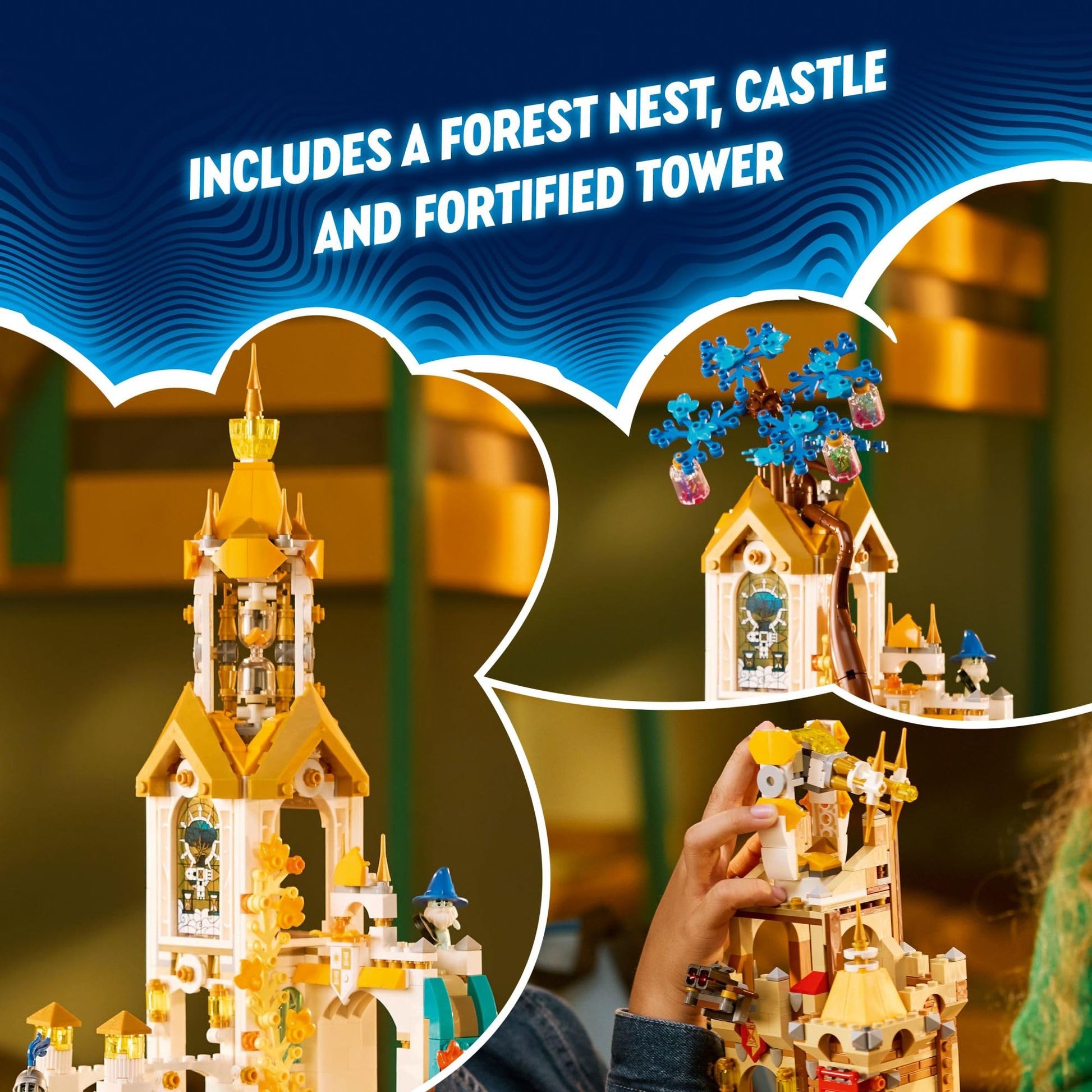 LEGO DREAMZzz Castle Nocturnia Building Toy - Pretend Play Set for Kids, Ages 10+ - Creative Storytelling Toy W/2 Construction Modes & 6 Minifigures
