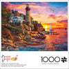 Buffalo Games - Sunset at Lighthouse Bay - 1000 Piece Puzzle for Adults
