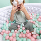 Little Tikes Sweet Spaces Inflatable Ball Pit w/ 250 Balls, Sensory Play, Indoors and Outdoors, Boys and Girls Ages 12 Months +