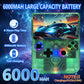 PandoraGame R60MAX Retro Handheld Gaming Console, 6.0-Inch HD IPS Screen, 6000mAh Battery, 40000+ Classic Games Pre-Installed, Save/Load State, Linux