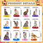 HigzYovn 12Pcs Cat Centerpieces for Table, Cat Birthday Decorations, Cat Party Decorations, Cat Birthday Party Decorations, Kitty Birthday Decorations