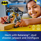 LEGO DC Batman: Batman Mech Armor Super Hero Toy, Collectible Robot Action Figure and Minifigure Included, Creative Super Hero Gift for Kids & Fans
