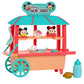 Disney Munchlings Dumpling Cart, 11-Piece Color Change Figure Playset, 1-inch Collectible Scented Figurines, Amazon Exclusive, Toy for Fans, Teens