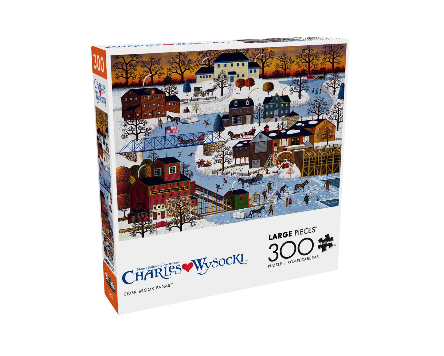 Buffalo Games - Charles Wysocki - Cider Brook Farm - 300 Large Piece Puzzle