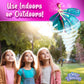 Sky Dancers Turquoise Twinkle - The Original Flying Doll Toy - Pull String Powered, Use Indoors or Outdoors, No Batteries Required, Gift for Kids 6+