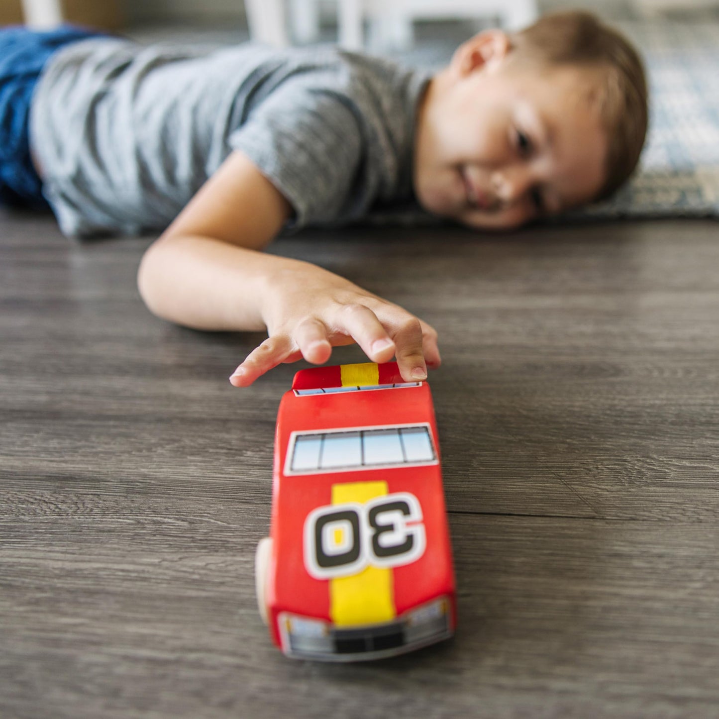 Melissa & Doug Decorate-Your-Own Wooden Race Car Craft Kit