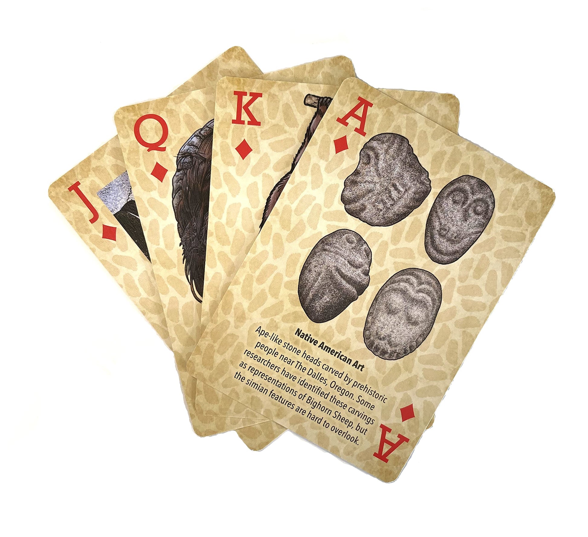 Paradise Cay Publications, Inc. Squatch METALWORKS Bigfoot Playing Cards - Standard 52 Card Deck - Unique and Fun Playing Cards with Illustrations