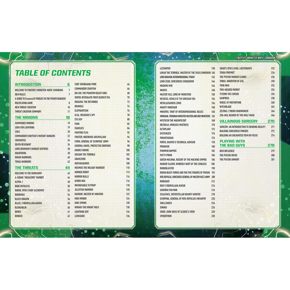 Renegade Game Studios Power Rangers RPG Finster's Monster-Matic Cookbook