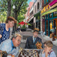 SUNSOUT INC - The Chess Match - 1000 pc Jigsaw Puzzle by Artist: Susan Brabeau - Finished Size 15" x 29" - MPN# 44464