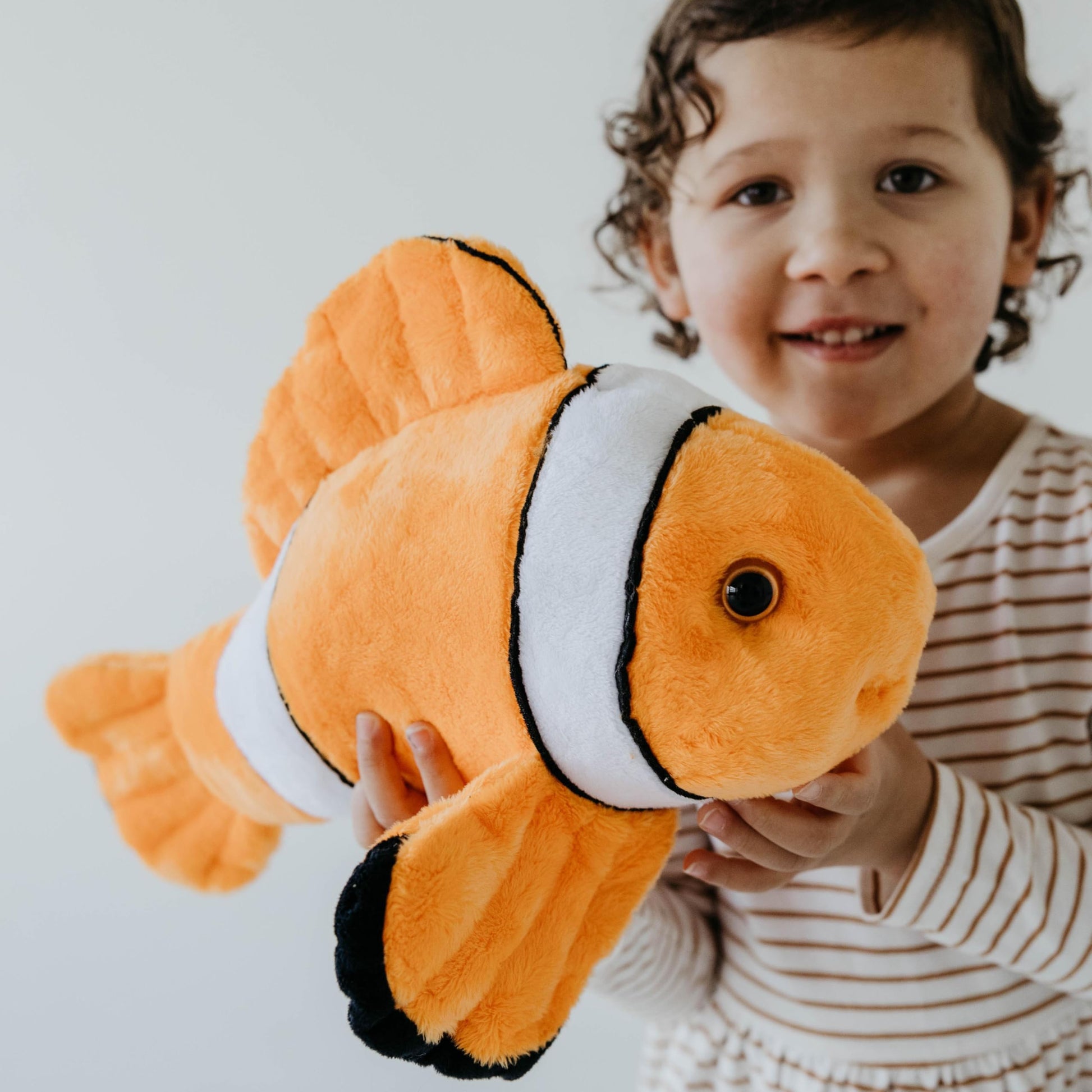 The Petting Zoo Clownfish Stuffed Animal Plushie, Gifts for Kids, Wild Onez Sealife Animals, Clownfish Plush Toy 15 inches