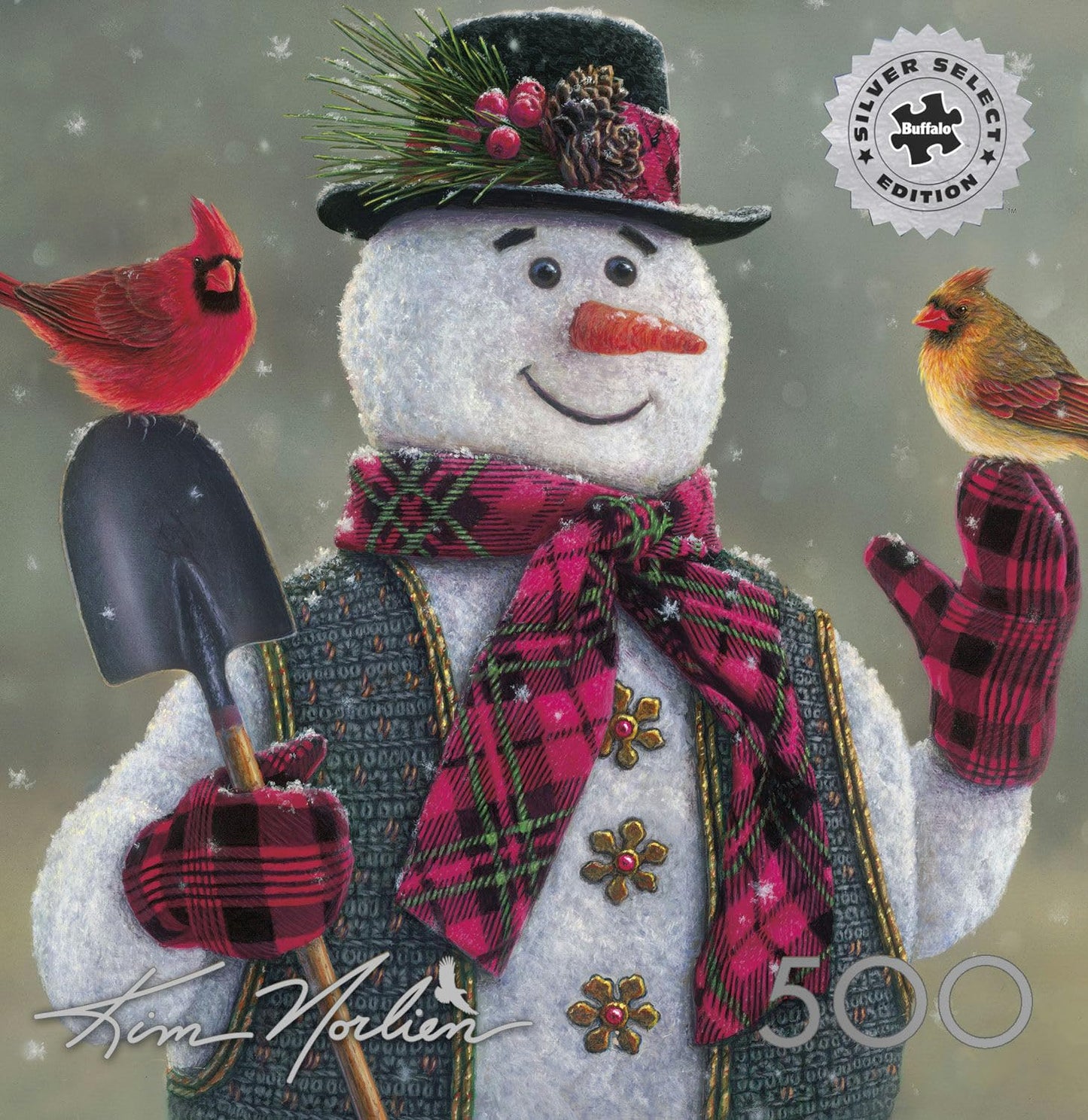 Buffalo Games - Snow Grandpa - 500 Piece Jigsaw Puzzle for Adults