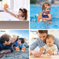 DolliBu Moose Bath Buddy Squirter - Floating Moose Rubber Bath Toy, Fun Water Squirting Bathtime Play For Toddlers, Cute and Soft Wild Life Animal Toy