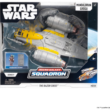 Star Wars™ Micro Galaxy Squadron Razor Crest - 7-inch Vehicle with 1-Inch Micro Figure Accessory