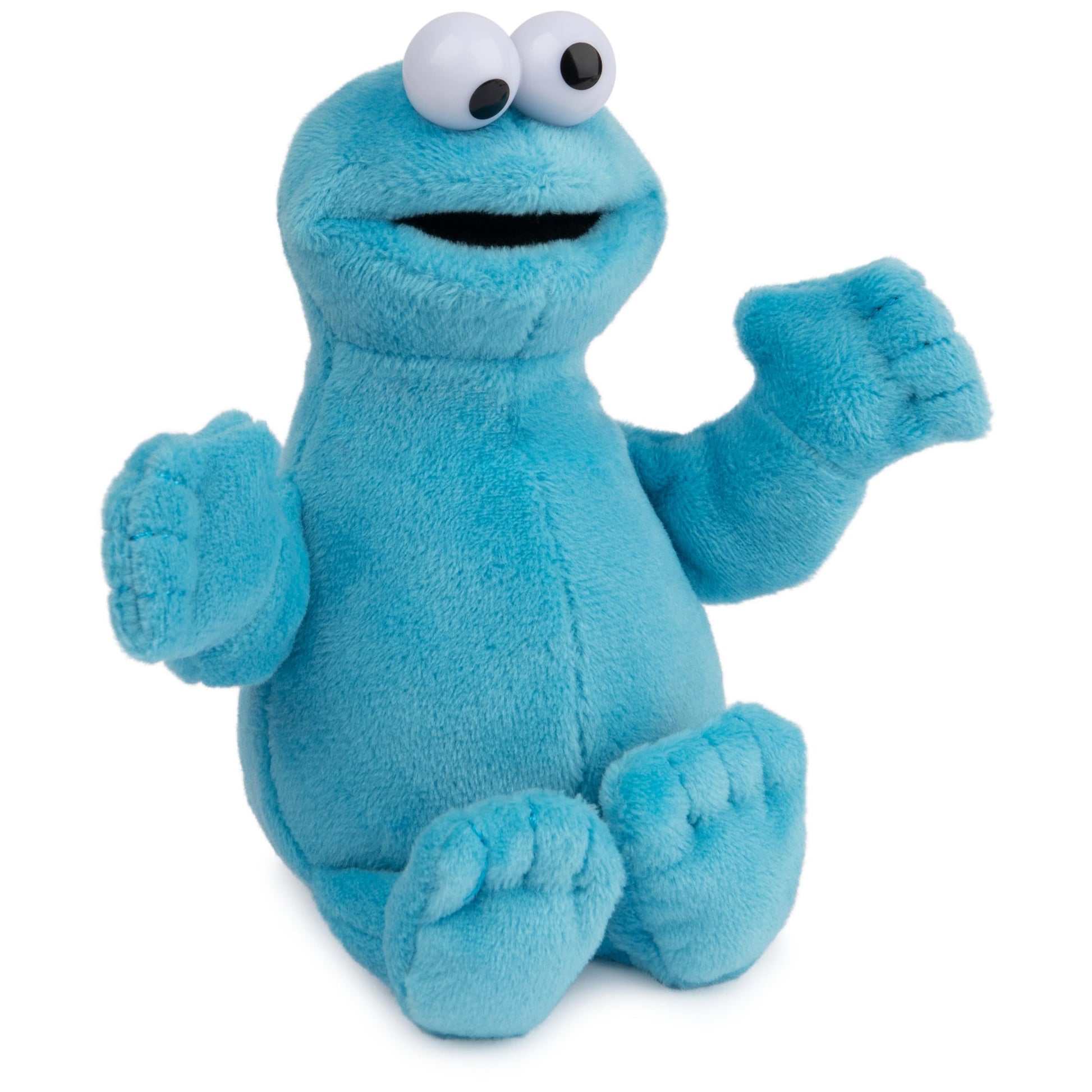 GUND Sesame Street Official Cookie Monster Muppet Beanbag, Premium Plush Toy for Ages 1 & Up, Blue, 6.5”