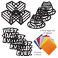 VHALE Suncatchers Craft 3 Sets (9 Cutouts) w Tissue Papers Stained Glass Effect Paper Sun Catcher Kit, Window Art, Classroom Crafts, Creative Art