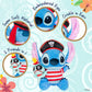 Kids Preferred Disney Baby Pirate Stitch Holding Little Scrump, Plush Stuffed Animal Toy, Embroidered Details, for Baby and Toddler Boys & Girls