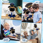 DolliBu Pug Dog Stuffed Animal with Pilot Costume and Name Personalization - Cute Pet Plush Toy with Airplane Aviation Uniform Dress Up - 8 Inches