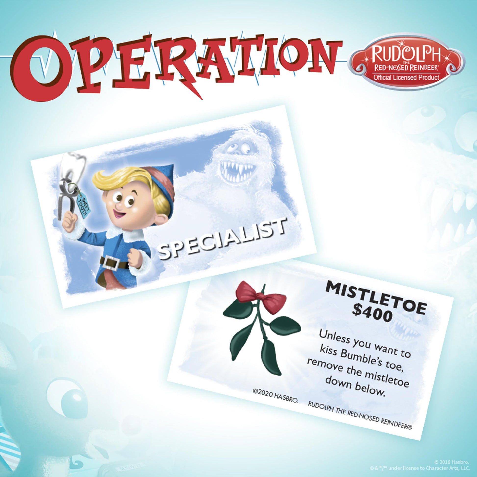 Operation Rudolph The Red Nosed Reindeer | Classic Electronic Board Game | Featuring Bumble the Abominable Snow Monster | Island of Misfit Toys from