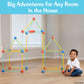 Fisher-Price™ Create Your Way Fort Builder - 70 Piece Fort Building Kit for Kids, Build Your Own Indoor Fort, Construction Set with Rods