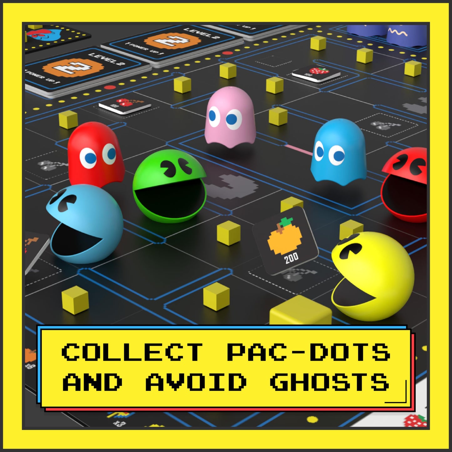 Ultimate PAC-MAN Board Game - Retro Arcade Classic! - Official Licensed - 2-4 Players, Ages 8+