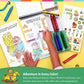 Bright Stripes Richard Scarry Art on the Go Travel Coloring Kit, Ages 3+