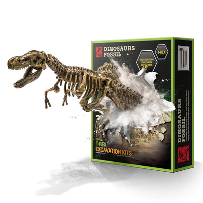 VIBIRIT Dig Up Dinosaurs Skeleton Set,Dinosaur Digging Fossil Kit Model Toys,Excavation Kits for kids5-12year,Educational Realistic Toys