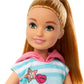 Barbie Stacie Doll with Pet Dog, from and Stacie to the Rescue Movie Toys, Blonde Hair Doll
