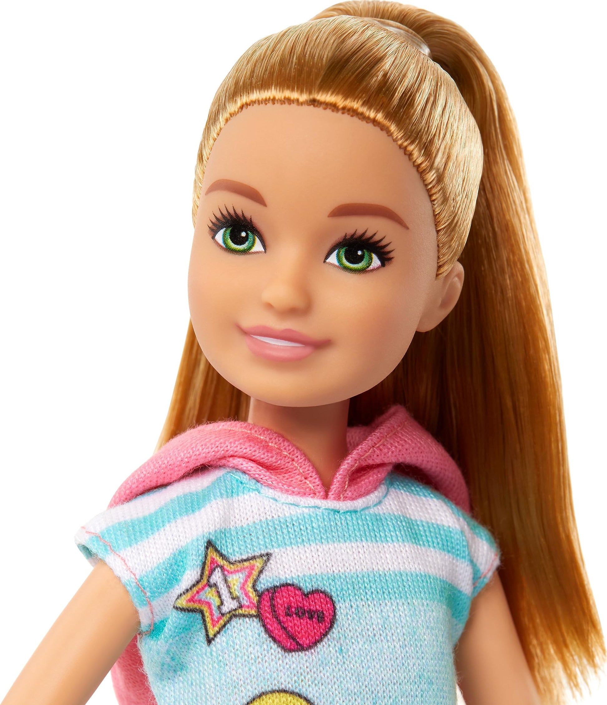 Barbie Stacie Doll with Pet Dog, from and Stacie to the Rescue Movie Toys, Blonde Hair Doll