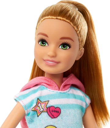 Barbie Stacie Doll with Pet Dog, from and Stacie to the Rescue Movie Toys, Blonde Hair Doll