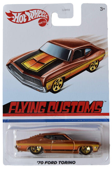 Mattel Hot Wheels Flying Customs '70 Ford Torino