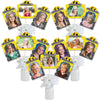 Big Dot of Happiness Grand Slam - Fastpitch Softball - Birthday Party or Baby Shower Picture Centerpiece Sticks - Photo Table Toppers - 15 Pieces