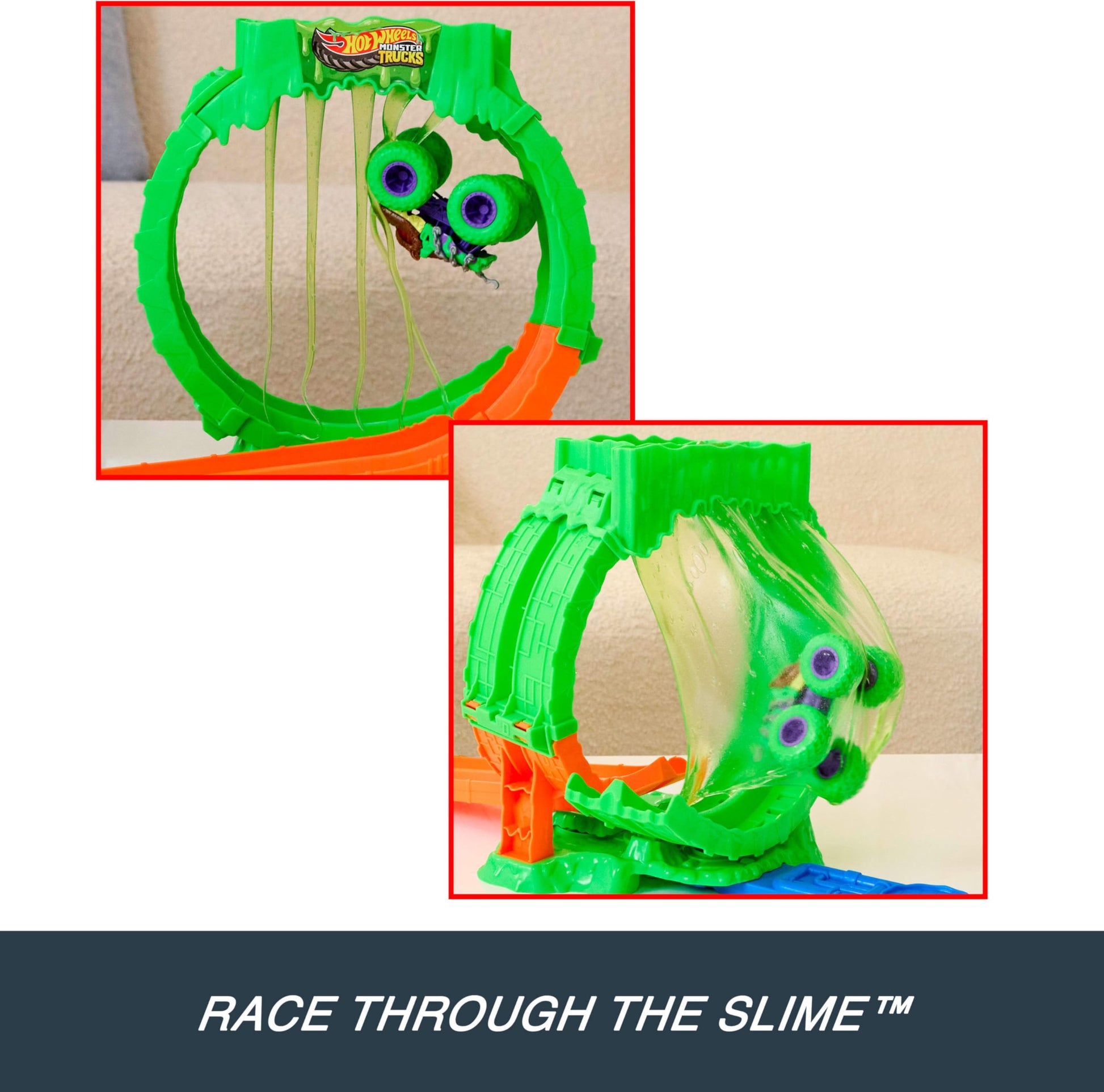Hot Wheels Monster Trucks Mutant Chaos, Chaos Loop Challenge Playset