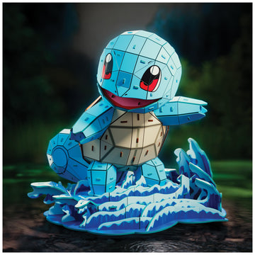 4D Build Pokémon Squirtle 3D Puzzle Model Kit, Desk Décor, Shelf Display