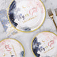 96PCS Gender Reveal Party Supplies Tableware Kit for 24 Guests