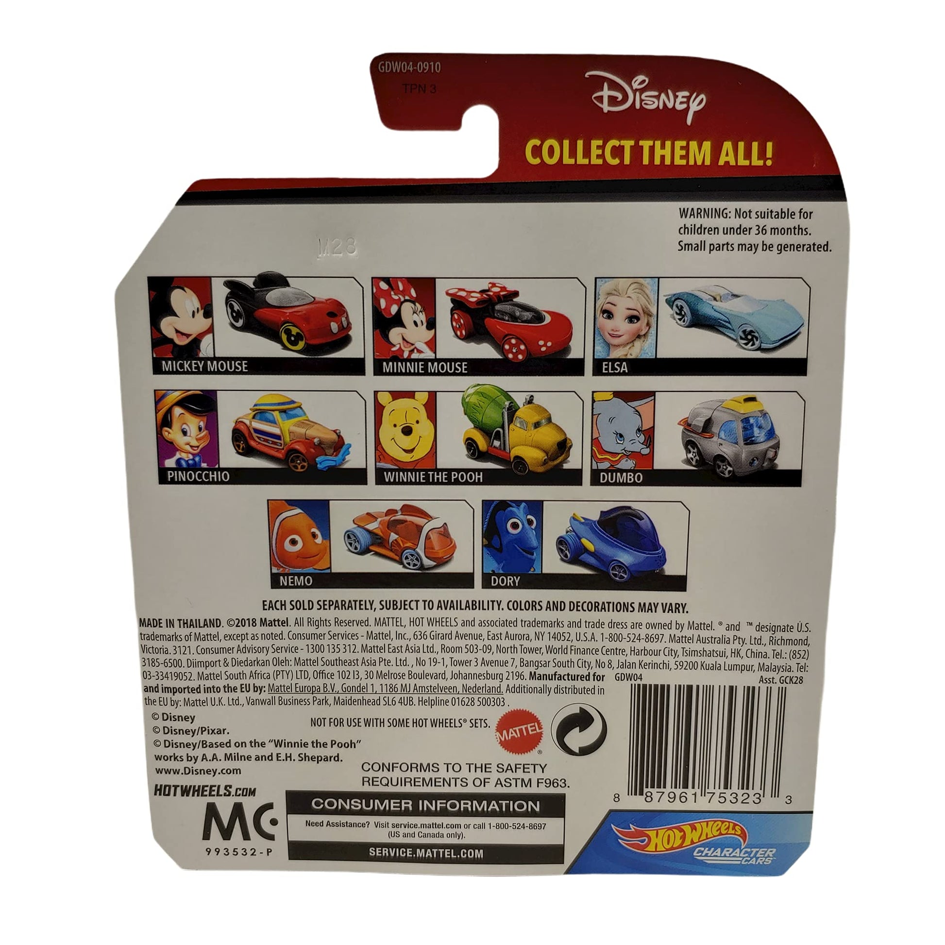 Hot Wheels Mickey Mouse Vehicle, Multi
