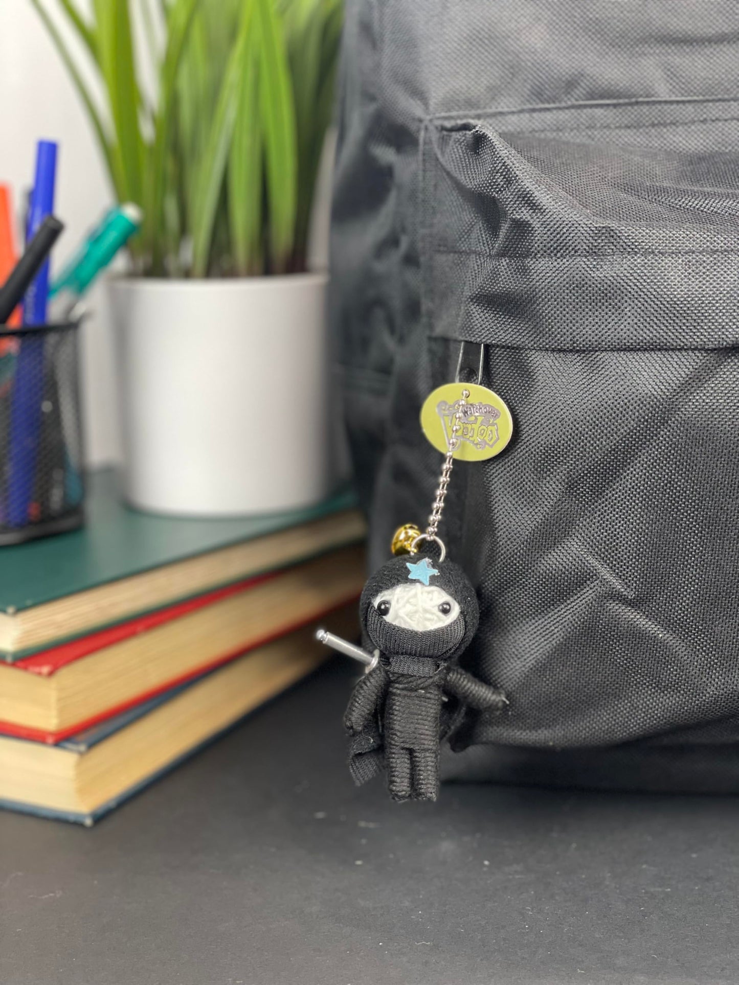Watchover Voodoo 3-Inch Ninja Keychain - Handcrafted Gift to Bring Good Luck and Positivity Everywhere You Go