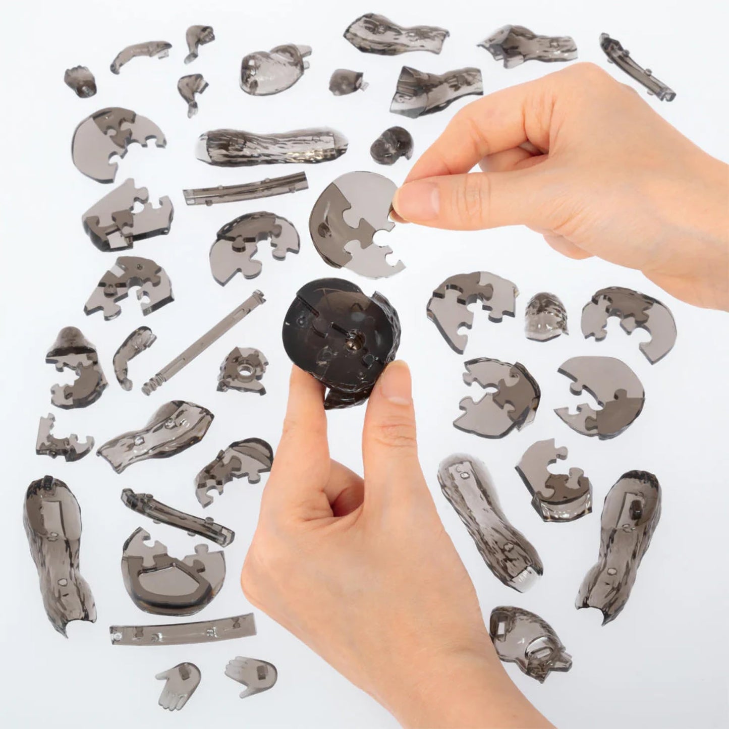 Gorilla & Baby Crystal 3D Puzzle, 48-Pc Brain Teaser, Ages 12+